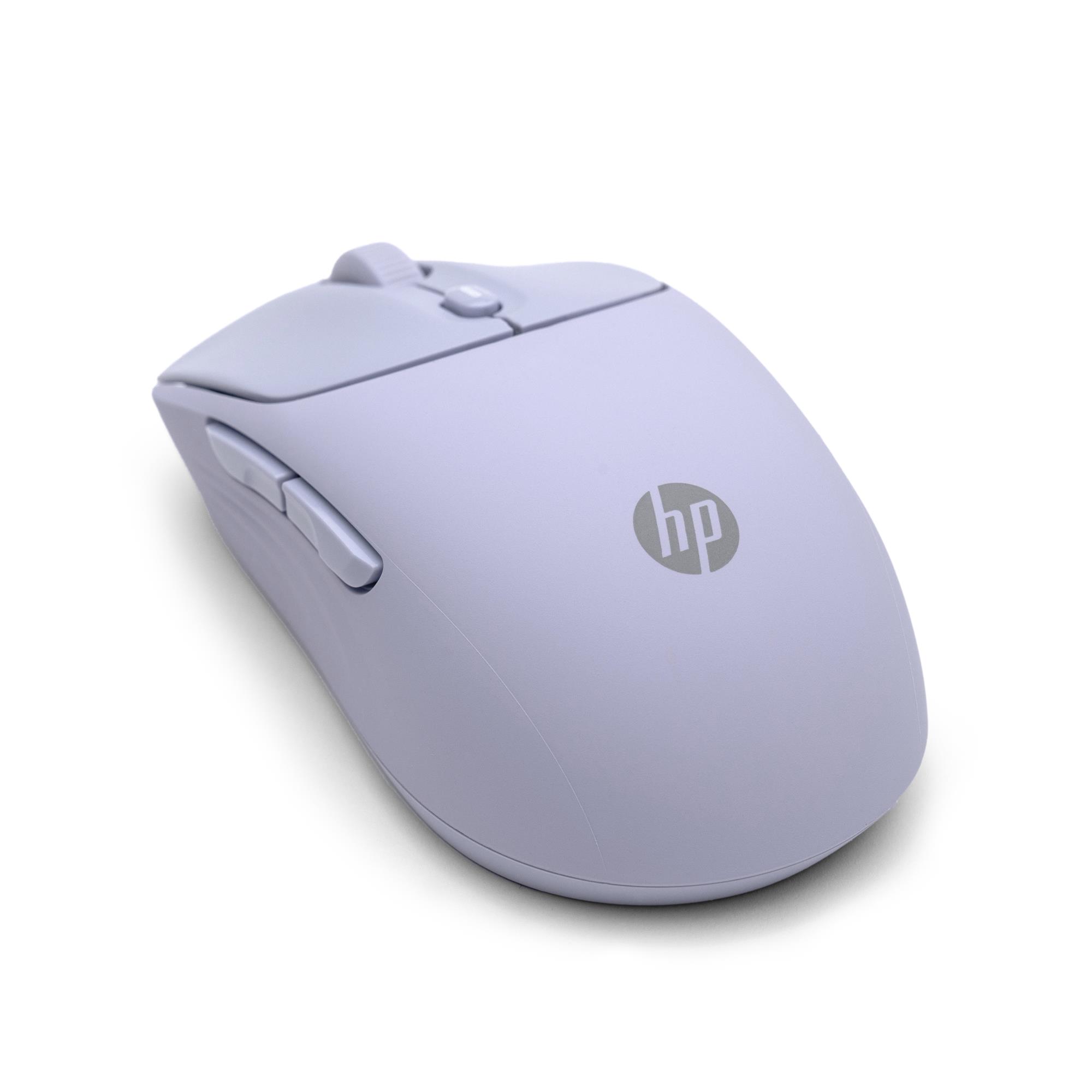 HP 400 Quiet Kancelářská Optická Myš Fialová