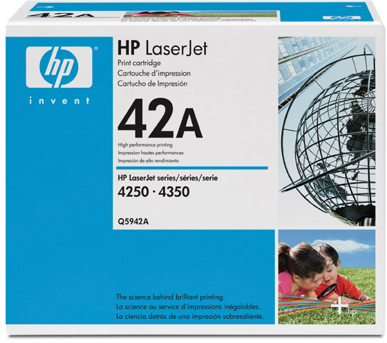 HP 42A Black Toner (10000 strán) LJ 4250, 4350, Q5942A - originálne