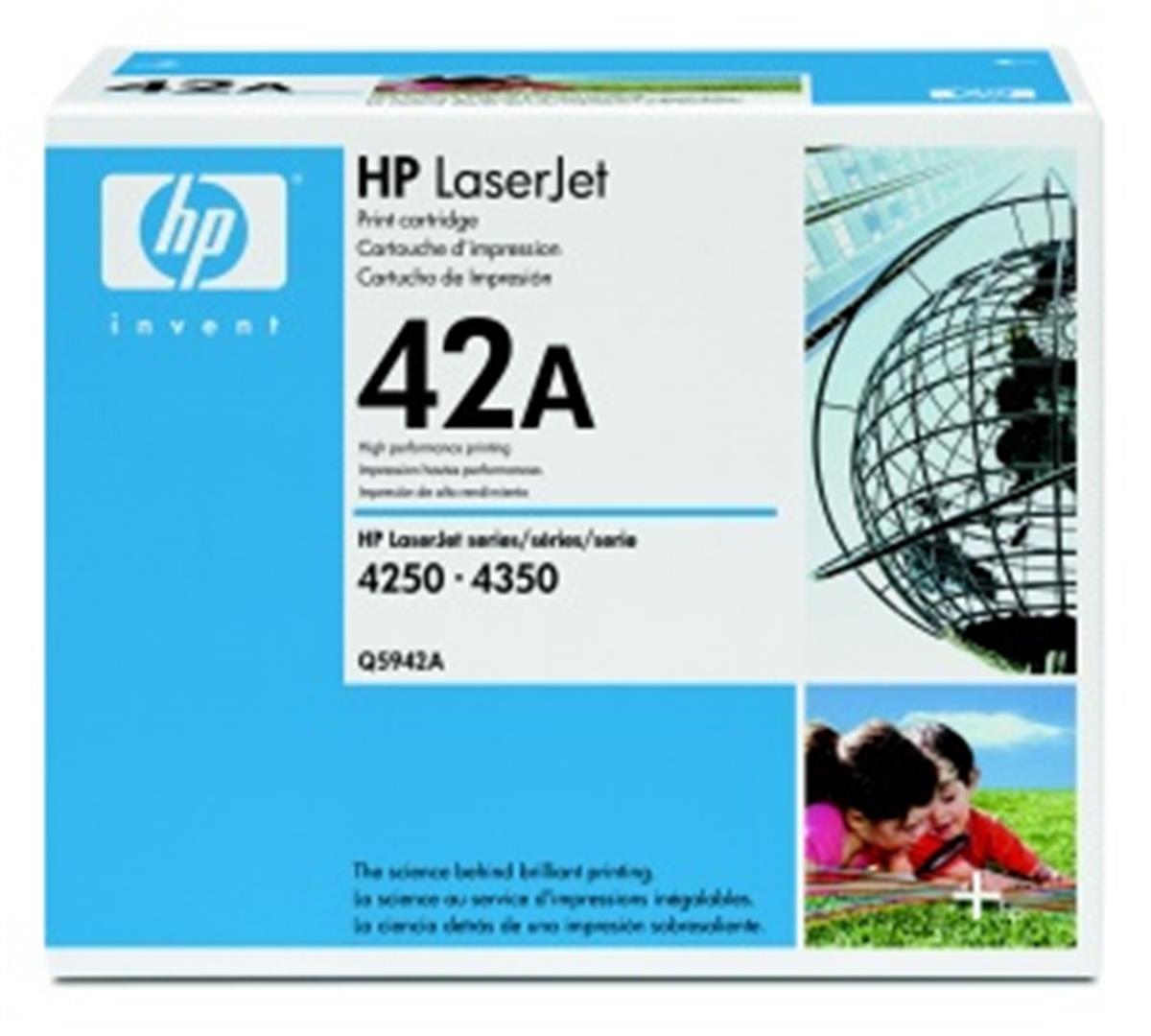 HP 42A Black Toner (10000 strán) LJ 4250, 4350, Q5942A - originálne