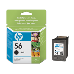 HP 56 Black (19ml) pre DJ 5550, PS 7x50 (C6656AE) - originálne