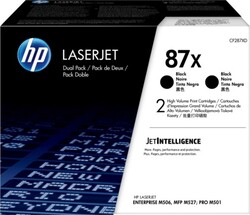 HP 87X čierny toner, veľký – balenie po 2 ks, CF287XD