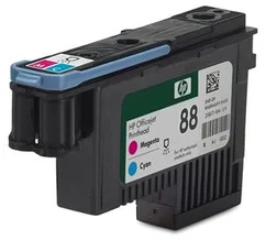 HP 88 Magenta&Cyan Printhead pro OJ K550, C9382A - originální