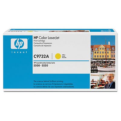 HP C9732A Toner Yellow (12000 strán) pre CLJ 5500, 5550 - originálne