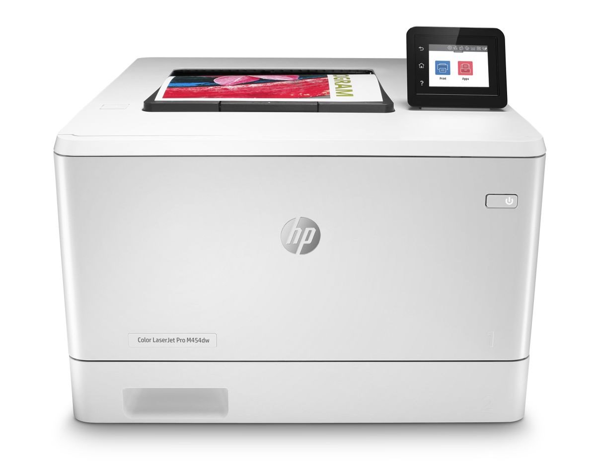 HP Color LaserJet Pro M454dw tiskárna, A4, barevný tisk, Wi-Fi, (W1Y45A)