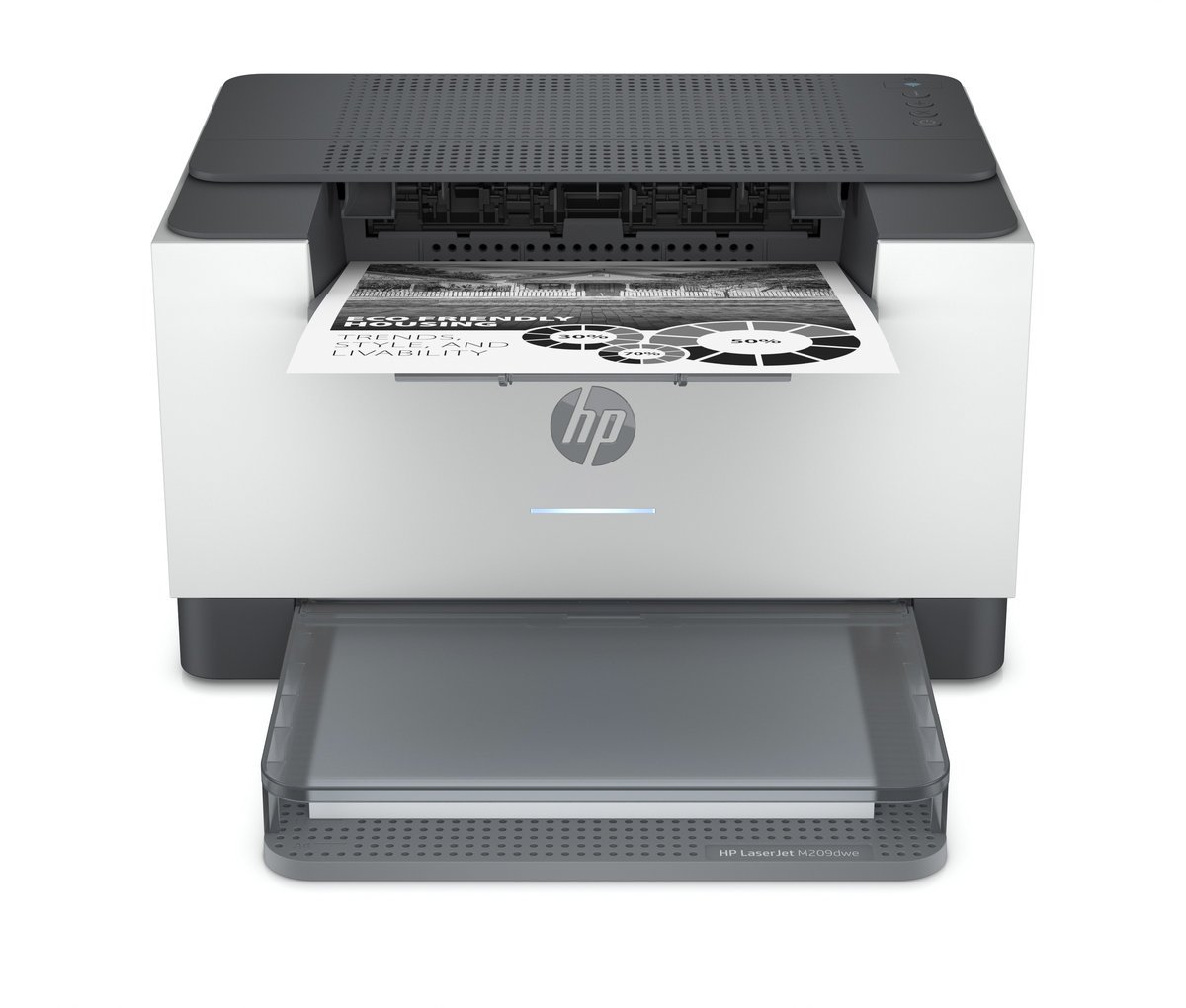 HP LaserJet M209dwe tiskárna, A4, černobílý tisk, Wi-Fi, HP+, Instant Ink, (6GW62E)