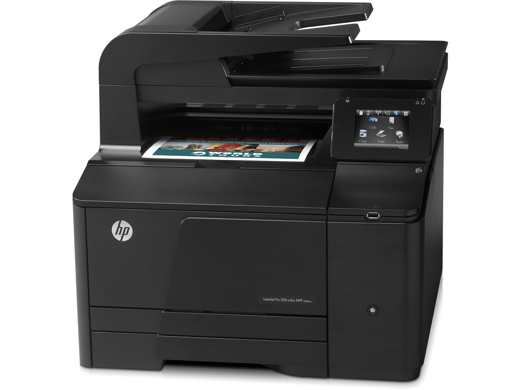 Hp laserjet 200 colormfp m276nw не печатает цветными картриджами