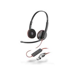 HP Poly BW 3220 USB-C HS + adaptér USB-C/A (hromadne) (8X228A6)