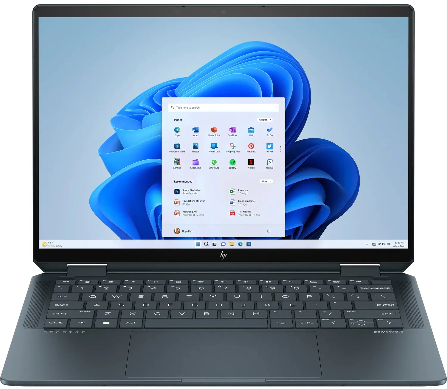 HP Spectre/x360 14-eu0002nc/u7-155H/14"/2880x1800/T/32GB/1TB SSD/Arc Xe/W11P/Blue/2R