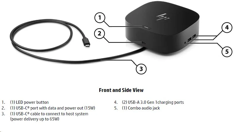 HP USB-C G5 Essential Dock (72C71AA)