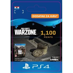 HR - 1,100 Call of Duty®: Warzone™ Points elektronická licence