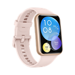 Huawei Watch Fit 2 Active Gold + Sakura Pink Silicone Strap