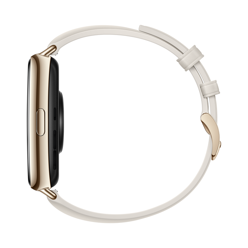 Huawei Watch Fit 2 Classic Moon White + Moon White Leather Strap