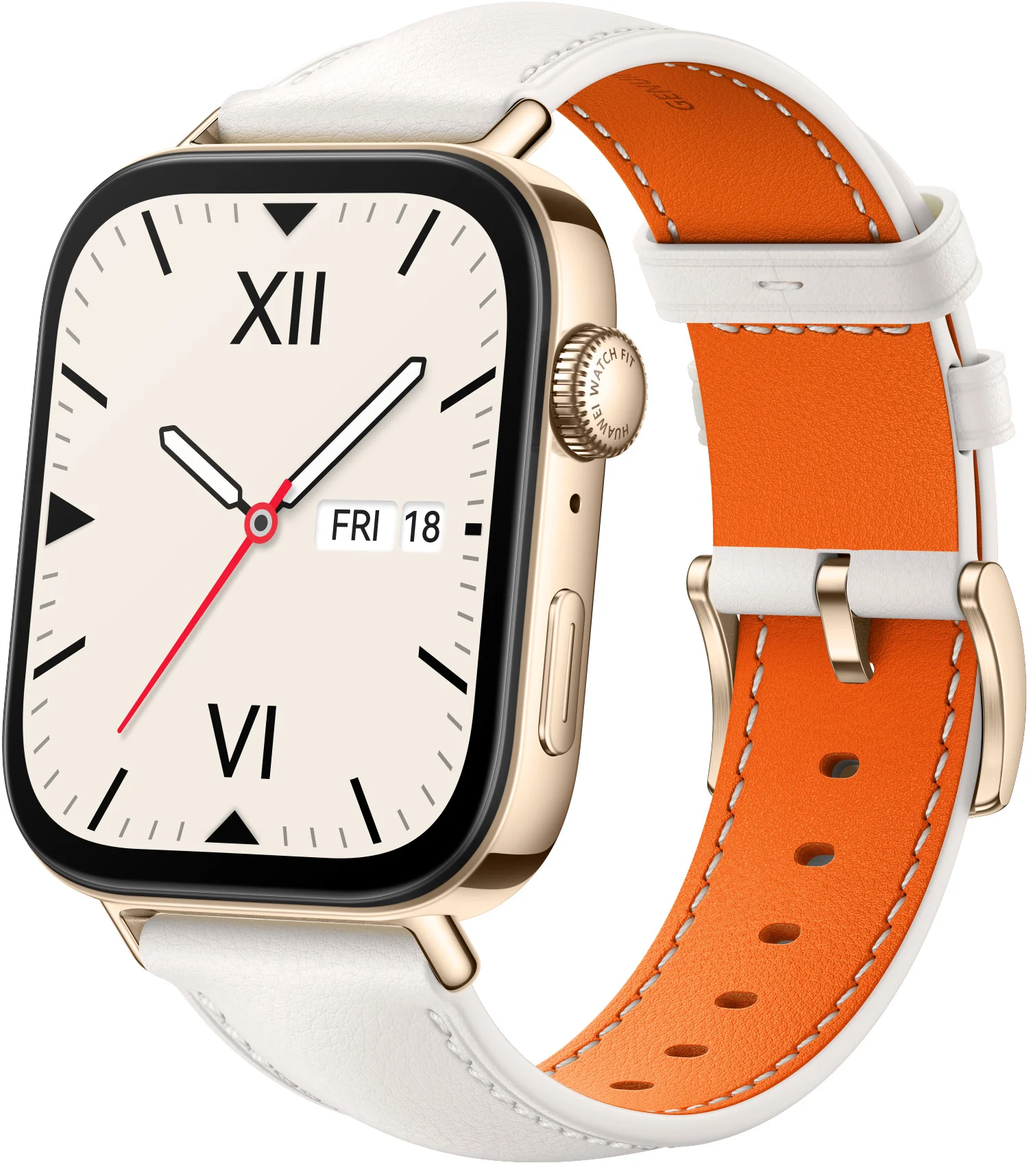 Huawei Watch Fit 3 Leather Pearl White