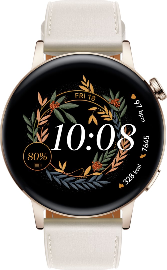 Huawei Watch GT 3 Leather White 42 mm (Elegant)