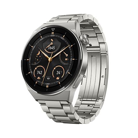 Huawei Watch GT3 Pro 46 mm, ľahké titánové puzdro, ľahký titánový remienok