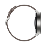 Huawei Watch GT3 Pro 46 mm, Light Titanium Case + Gray Leather Strap
