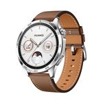 Huawei Watch GT4 46 mm hnedá koža