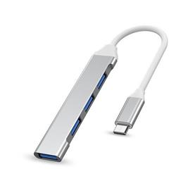 Hub USB-C na USB3.2 A + 3x USB2.0 A, hliníkové pouzdro