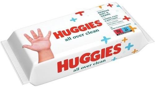 HUGGIES® All Over Clean 56ks vlhčené ubrousky