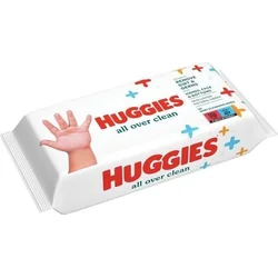 HUGGIES® All Over Clean 56ks vlhčené ubrousky