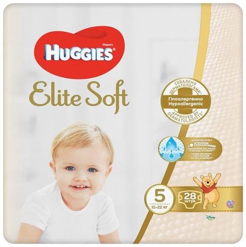 HUGGIES® Elite Soft vel. 5 plenky 28ks