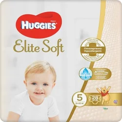 HUGGIES® Elite Soft vel. 5 plenky 28ks