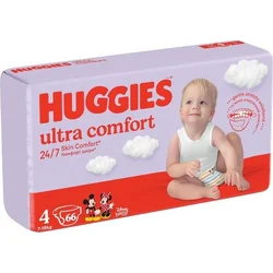 HUGGIES® Ultra Comfort Mega vel. 4 plenkové kalhotky 66ks