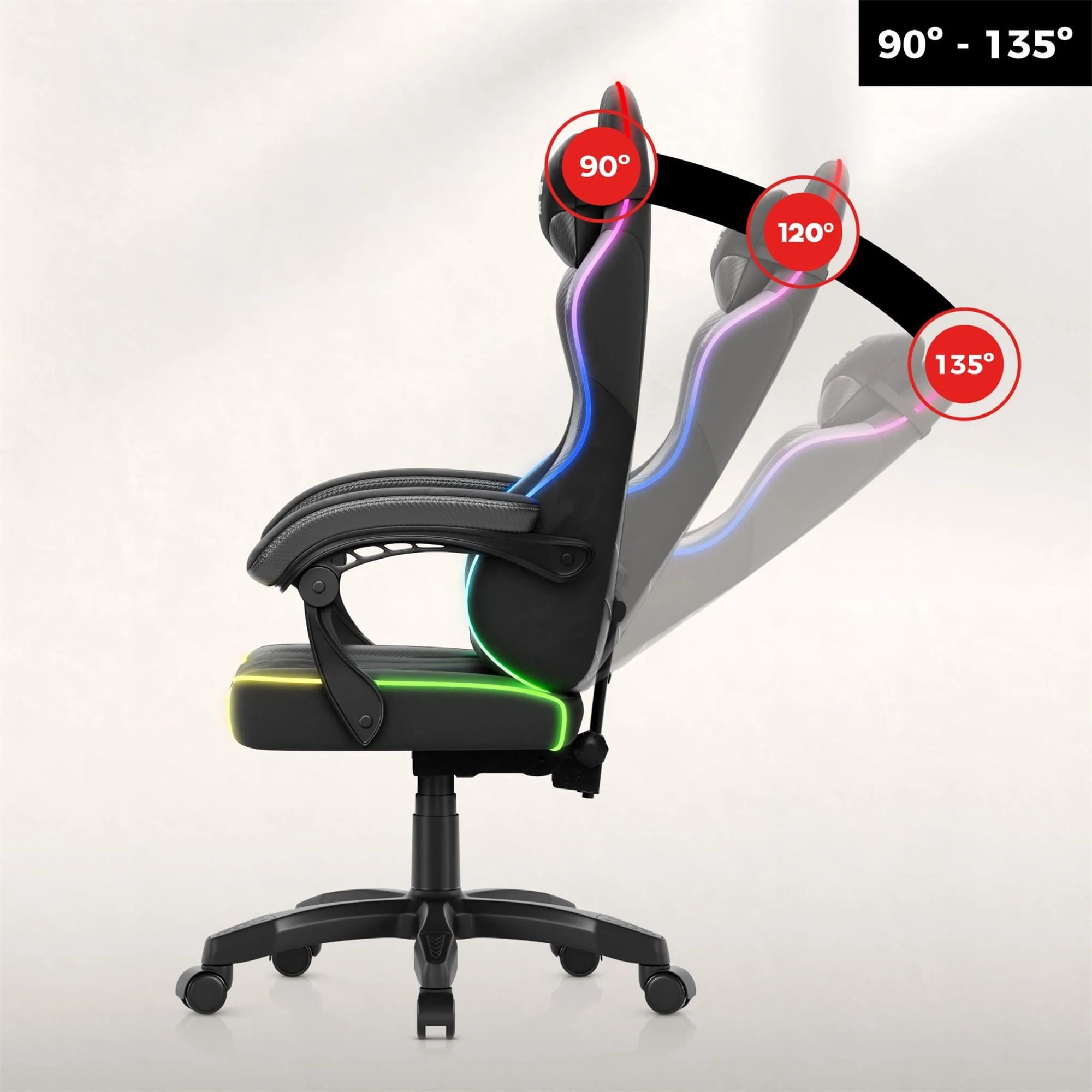 Huzaro Force 2.7 RGB herní křeslo, černé