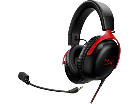 HyperX Cloud III/ANC/Jack/Černá-červená