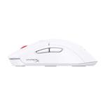 HyperX Pulsefire Haste 2/Herní/Optická/Pro praváky/26 000 DPI/USB+BT/Bílá