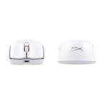 HyperX Pulsefire Haste 2/Herní/Optická/Pro praváky/26 000 DPI/USB+BT/Bílá