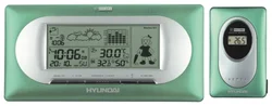 Hyundai Meteostanice WSC 1918 G zelený, velký LCD, čas řízený rádio. s