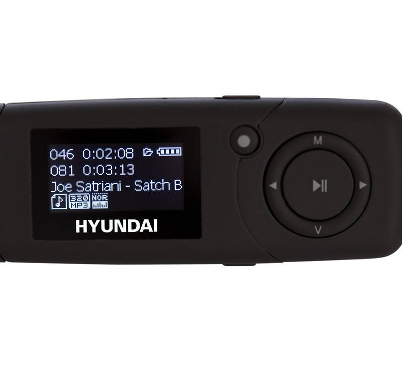 HYUNDAI MP3 přehrávač MP 366 GB8FM B černý