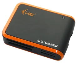 I-TEC čtečka karet All-in-One USB2.0, černo/oranžo