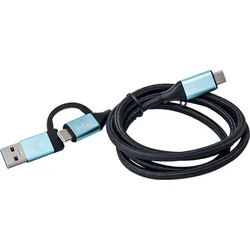 i-tec kabel USB-C na USB-C s integrovanou redukcí na USB-A/3.0