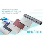 i-tec Kovová chladiaca podložka pre notebooky (do 15,6") Dokovacia stanica USB-C (PD 100W)