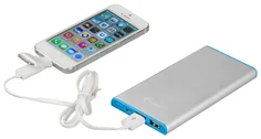 i-tec Metal Power Bank 12000 mAh Li-pol externí baterie pro iPhone, iPad, iPod, Samsung, Smartphone, Android, GPS, micro USB kabel