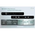 i-tec Universal Dual 4K Display Docking Station, Power Delivery 85W