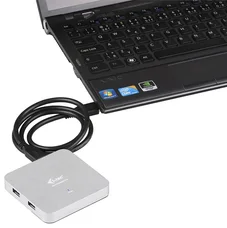 I-TEC USB 3.0 Metal Charging HUB 4 Port s napájacím adaptérom 4x USB napájací port U3HUBMETAL4