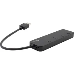 i-tec USB 3.0 Metal HUB 4 porty s prepínačmi na každom porte