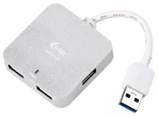 i-tec USB 3.0 Metal Passive HUB 4 Port bez napájacieho adaptéru pre Notebook Ultrabook Tablet PC Podpora Win a Mac OS U3HUBMETAL4