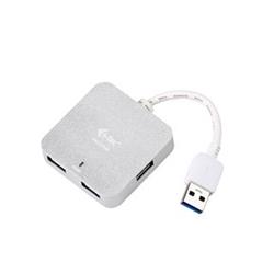 i-tec USB 3.0 Metal Passive HUB 4 Port bez napájecího adaptéru pro Notebook Ultrabook Tablet PC Podpora Win a Mac OS