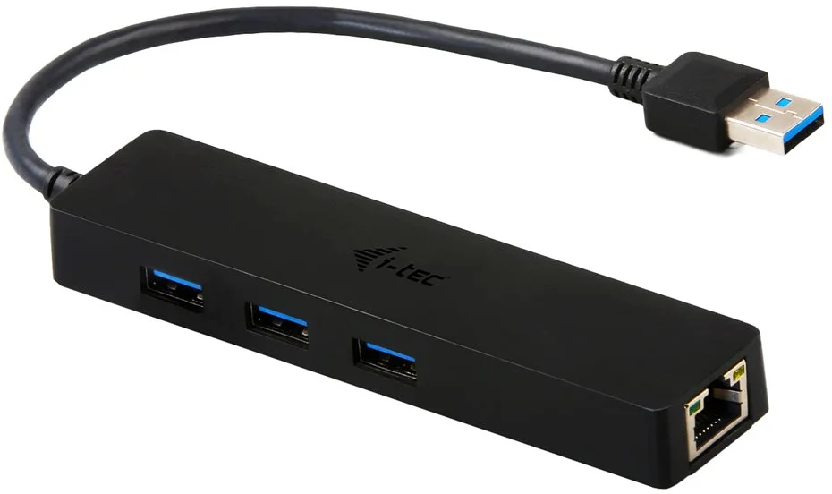 i-tec USB 3.0 SLIM HUB 3 Port With Gigabit LAN U3GL3SLIM