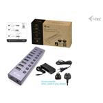 i-tec USB 3.0/USB-C nabíjací HUB 9port LAN + napájací adaptér 60W