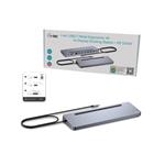 i-tec USB-C Metal Ergonomic 3x 4K Display Docking Station