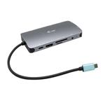 i-tec USB-C Metal Nano Dock HDMI/VGA with LAN, Power Delivery 100 W + zdroj 100W