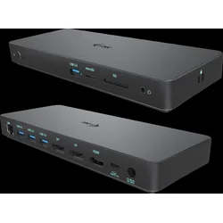 i-tec USB-C/Thunderbolt 3 Triple Display Docking Station, Power Delivery 100W
