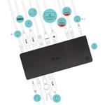 i-tec USB-C/Thunderbolt KVM dokovacia stanica s dvoma displejmi, Power Delivery 65/100W
