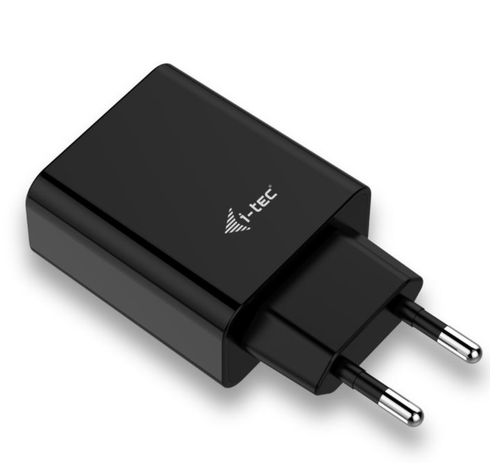 i-tec USB Power Charger 2 Port 2.4A Black