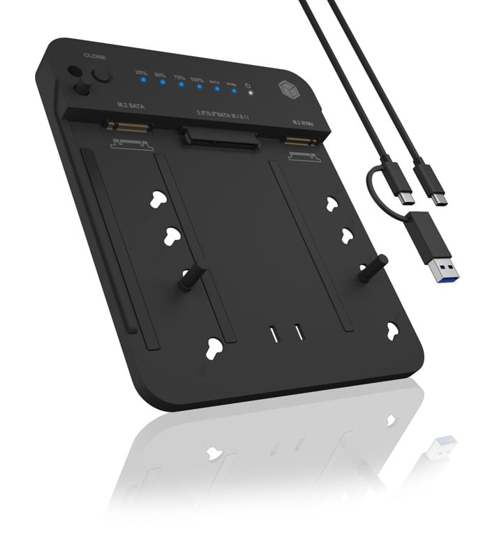 ICY BOX IB-2915MSCL-C31 CloneStation & DockingStation M.2 NVME & SATA